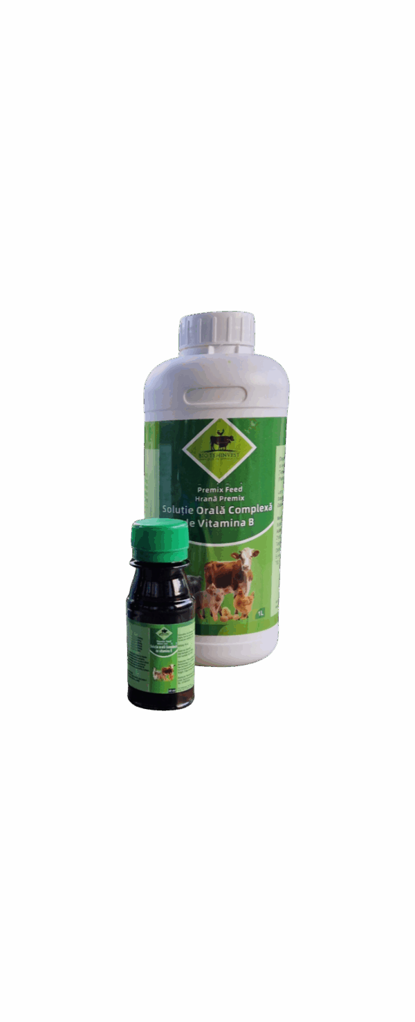 Hrană Premix - Soluție orală complexă de vitamina B - 30ml